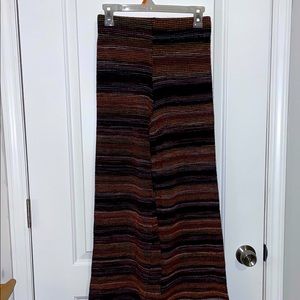 ZARA Wide Leg Stripe Pants S